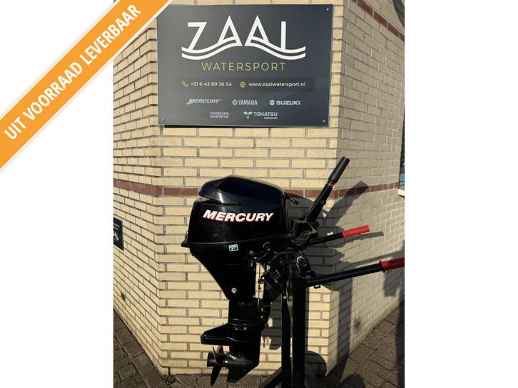 Mercury 9.9PK Buitenboordmotor kortstaart 2010 4takt knuppel, Watersport en Boten, Buiten- en Binnenboordmotoren, Gebruikt, Benzine