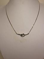 zilveren ketting met vaste hanger, Met hanger, Verzenden, Zo goed als nieuw, Zilver