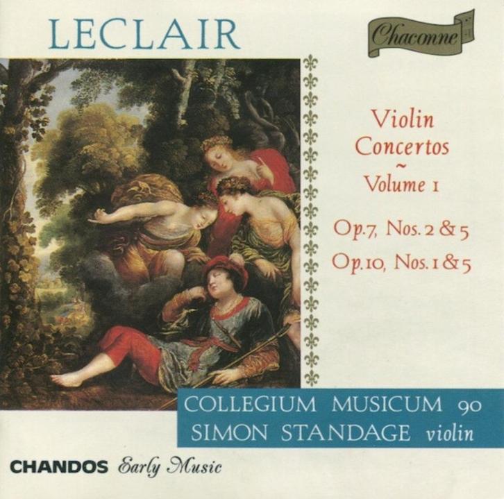 LECLAIR Violin concertos volume one CD STANDAGE, Cd's en Dvd's, Cd's | Klassiek, Zo goed als nieuw, Orkest of Ballet, Barok, Ophalen of Verzenden