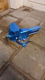Bankschroef op draaiplateau, Doe-het-zelf en Verbouw, Ophalen, Gebruikt, Minder dan 70 cm, Bankschroef