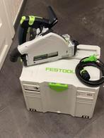 Festool TS 55 REBQ invalzaag., Invalzaag, Ophalen of Verzenden, Zo goed als nieuw, 30 tot 70 mm