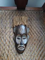 Afrikaans Houten Masker met Touw - 32 cm, Antiek en Kunst, Ophalen of Verzenden