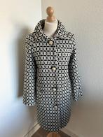 King Louie maat L zwart witte retro winter jas 2526