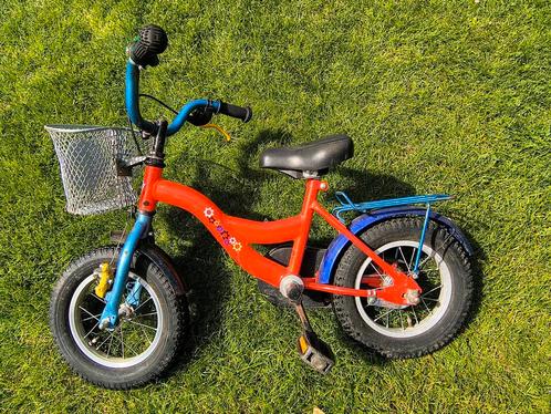oefenfietsje Loekie 12 inch, Fietsen en Brommers, Fietsen | Kinderfietsjes, Gebruikt, Minder dan 16 inch, Zijwieltjes, Ophalen