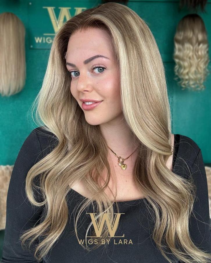 NIEUW! Glueless human hair lace front wig pruik haarwerk, Sieraden, Tassen en Uiterlijk, Uiterlijk | Haarverzorging, Nieuw, Pruik of Haarverlenging