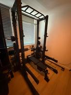 ATX 810 halfrack + extension + veel accessiores, Sport en Fitness, Fitnessmaterialen, Ophalen, Zo goed als nieuw, Benen, Overige typen