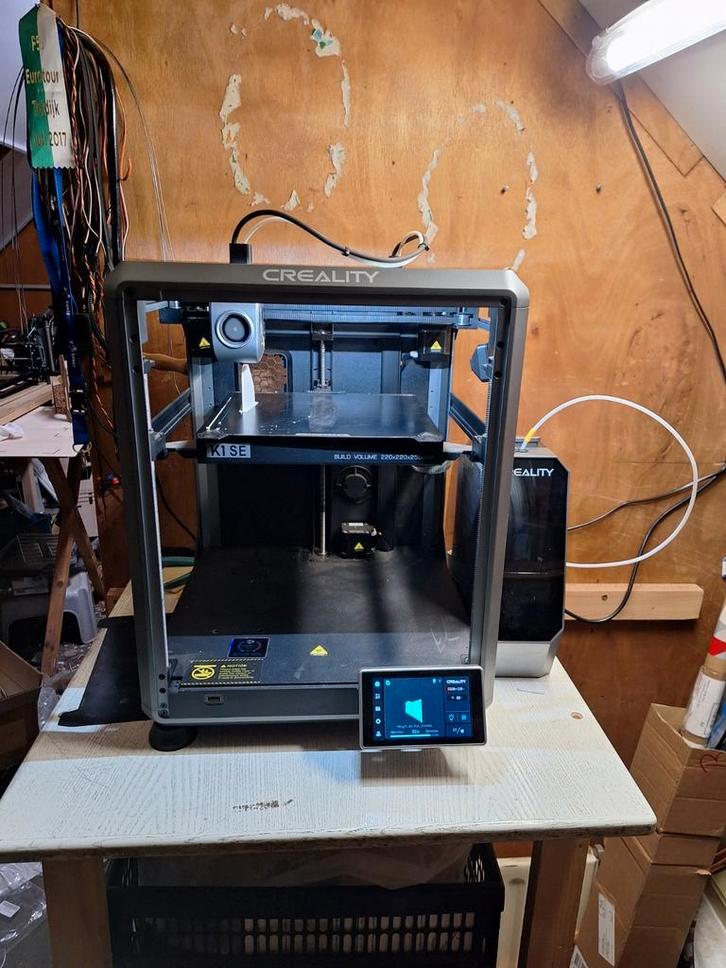 Creality K1 SE 3D Printer + Droogbox +ai-cam Nieuwstaat!, Computers en Software, 3D Printers, Zo goed als nieuw, Ophalen