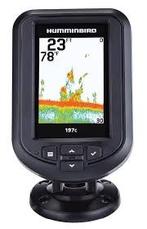 Humminbird PiranhaMAX 197c Fishfinder met Raptor Stang, Watersport en Boten, Ophalen of Verzenden, Zo goed als nieuw