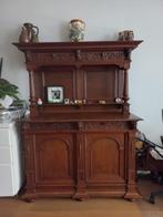 Antieke eiken buffetkast, Huis en Inrichting, Ophalen, Gebruikt, 100 tot 150 cm, Eikenhout