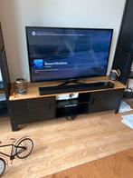 La Redoute Interieurs TV Meubel - Oak Top, Anthraciet Metaal, Ophalen, 100 tot 150 cm, Eikenhout, Zo goed als nieuw