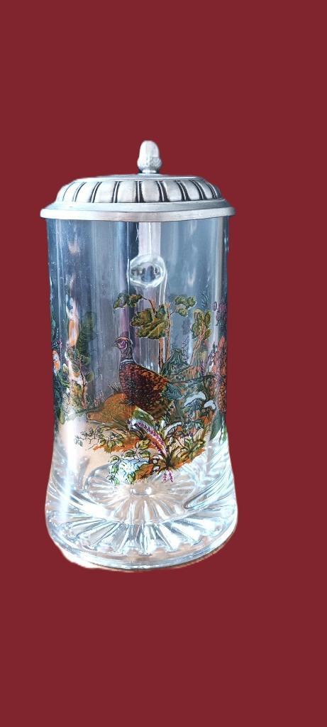 3 Glazen bierpullen, Verzamelen, Biermerken, Gebruikt, Pul(len), Heineken, Ophalen of Verzenden