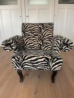 Vintage design zebra fauteuil, Huis en Inrichting, Fauteuils, Ophalen, Gebruikt, 75 tot 100 cm, 100 tot 125 cm