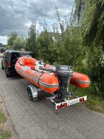TIGER MARINE console Rib / incl. trailer en motor / KOOPJE /, Watersport en Boten, Rubberboten, Gebruikt, Benzine, Minder dan 70 pk