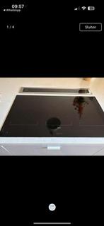 AEG Inductieplaat met Downdraft Afzuigkap, Ophalen, 4 kookzones, Zo goed als nieuw, Inbouw