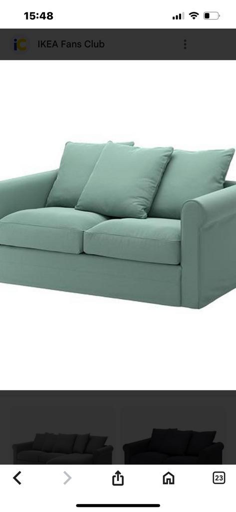 Gronlid Ikea tweezitsbank, Huis en Inrichting, Banken | Bankstellen, Gebruikt, Rechte bank, Tweepersoons, 150 tot 200 cm, 75 tot 100 cm