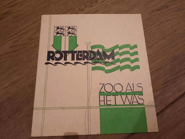 Rotterdam Zoo Als Het Was - Vintage Boekje, Boeken, Geschiedenis | Stad en Regio, Gelezen, 20e eeuw of later, Ophalen of Verzenden