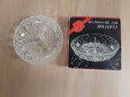 Vintage Franse glazen drie-vaks schaal uit de jaren 80, Antiek en Kunst, Ophalen of Verzenden