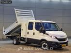 Iveco Daily 35C14 Dubbel Cabine Kipper met Kist Dubbellucht, Auto's, Bestelauto's, Gebruikt, Euro 6, Iveco, Bedrijf