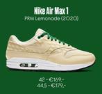 Nike Air Max 1 PRM Lemonade - 42 & 44,5, Kleding | Heren, Schoenen, Overige kleuren, Nike Inc., Nike, Nieuw