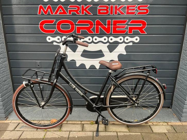 Cortina 28 met hoog en laag frame in nieuwstaat met garantie, Fietsen en Brommers, Fietsen | Dames | Omafietsen, Zo goed als nieuw