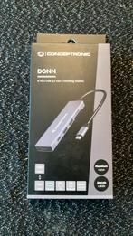 Conceptronic USB-C Docking Station / Hub DONN (Nieuw), Computers en Software, Dockingstations, Nieuw, Ophalen of Verzenden, Conceptronic
