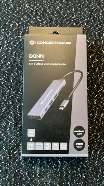 Conceptronic USB-C Docking Station / Hub DONN (Nieuw) beschikbaar voor biedingen