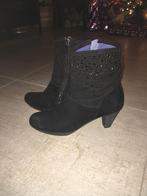 Suede laarsjes maat 39, Ophalen of Verzenden, Zo goed als nieuw, Zwart