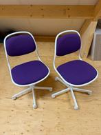 2 Paarse Bureaustoelen - Zo Goed Als Nieuw!, Huis en Inrichting, Ophalen, Zo goed als nieuw, Paars, Bureaustoel