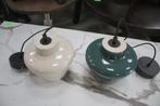 4 x hanglamp keramiek creme groen petrol Light en Living, Ophalen of Verzenden, Zo goed als nieuw, Overige materialen, Minder dan 50 cm