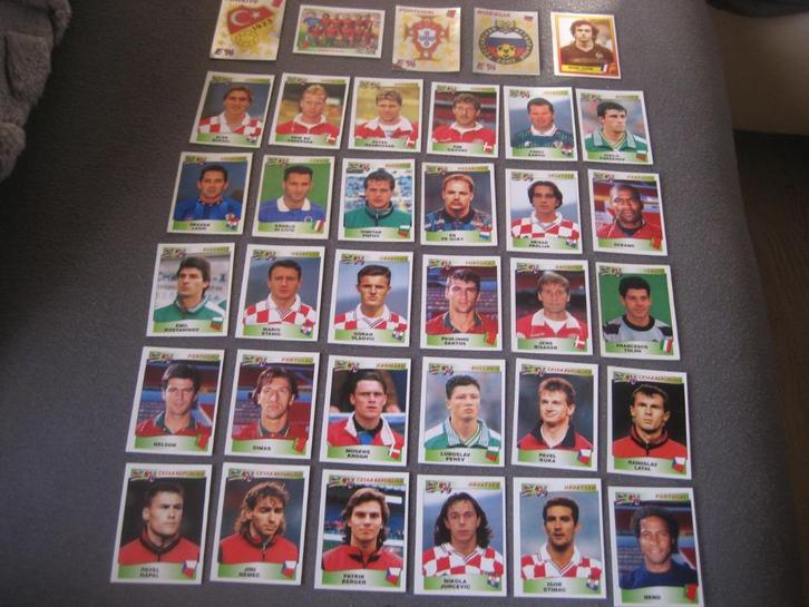 panini ek 1996 plaatjes, Hobby en Vrije tijd, Stickers en Plaatjes, Zo goed als nieuw, Meerdere plaatjes, Ophalen