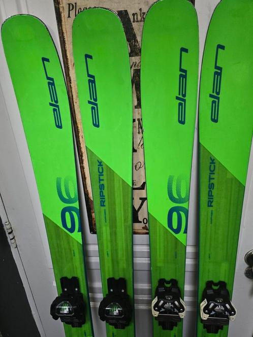 Elan ripstick 96 freeride poeder skis amphibio, Sport en Fitness, Skiën en Langlaufen, Zo goed als nieuw, Ski's, Overige merken