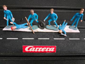 Carrera scenery figuren monteur circuit figuren wit of blauw beschikbaar voor biedingen