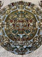 Tapijt handgemaakt uit Mexico ( anno 2001), Vierkant, Ophalen of Verzenden, Overige kleuren, 100 tot 150 cm