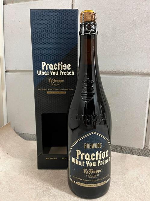 LA TRAPPE PRACTICE WHAT YOU PREACH BARREL AGED, Verzamelen, Biermerken, Nieuw, La Trappe, Ophalen of Verzenden