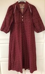 Vintage donkerrode jurk maat 42., Maat 42/44 (L), Ophalen of Verzenden, Zo goed als nieuw, Vintage