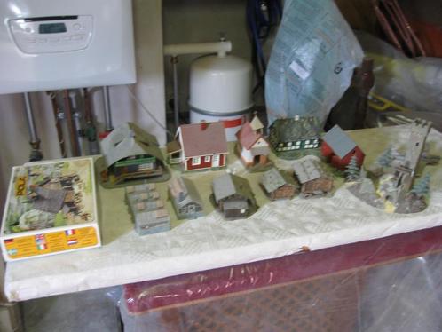 Modelbaan Ho Diverse huisjes 2., Hobby en Vrije tijd, Modeltreinen | H0, Gebruikt, Brug, Tunnel of Gebouw, Overige merken, Ophalen