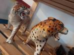 Vintage Tijger en Luipaard Beelden, Ophalen