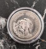 Mexico, prachtige 5 Pesos munt 1948, Zilver, kwaliteit UNC, Verzenden, Midden-Amerika, Losse munt, Zilver