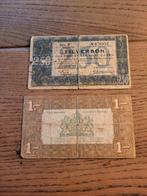 biljet, Postzegels en Munten, Bankbiljetten | Nederland, Ophalen of Verzenden, 1 gulden, Los biljet