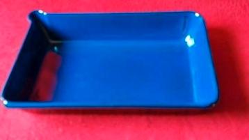 Vintage braadslede ovenschaal met schenktuit- staal emaille  beschikbaar voor biedingen