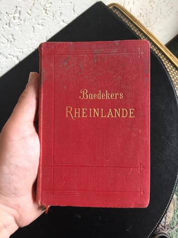 Baedeker - Die Rheinlande - 1912 - Compleet beschikbaar voor biedingen