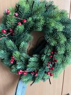 Kerstkrans met verlichting geheel in nieuw staat,zie foto’s., Huis en Inrichting, Woonaccessoires | Kransen, Ophalen of Verzenden