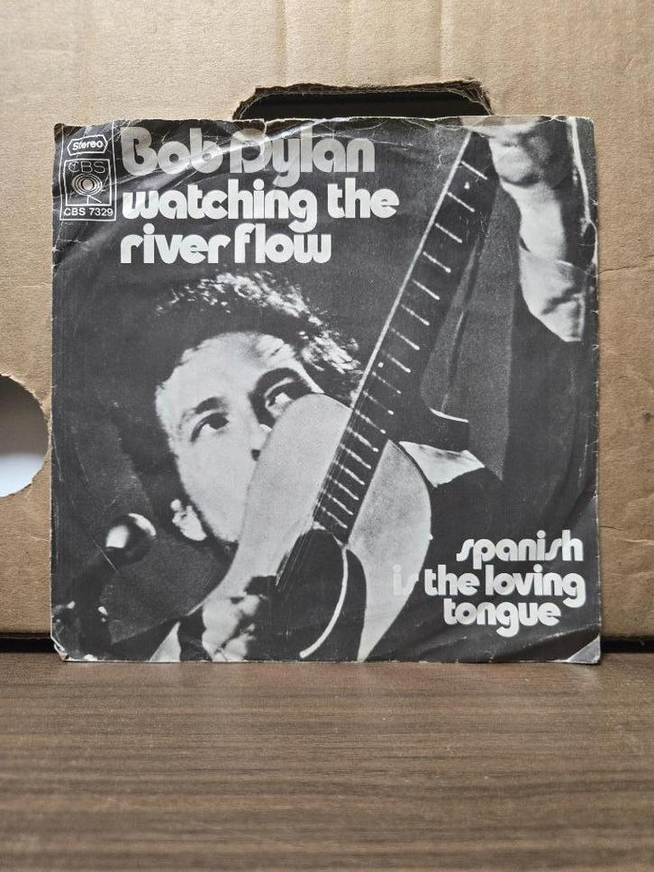 Bob Dylan - Watching the river flow, Cd's en Dvd's, Vinyl Singles, Zo goed als nieuw, Single, Pop, 7 inch, Ophalen of Verzenden
