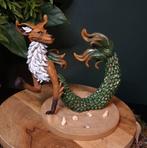 Vos zeemeermin - handgemaakt sculptuur, Antiek en Kunst, Ophalen of Verzenden
