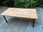 Houten bureau met verstelbare poten, Ophalen, Gebruikt