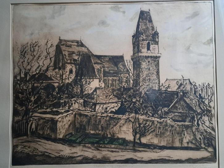 Litho Richard Carl Wagner ( Oostenrijk 1882-1945), Antiek en Kunst, Kunst | Litho's en Zeefdrukken, Ophalen