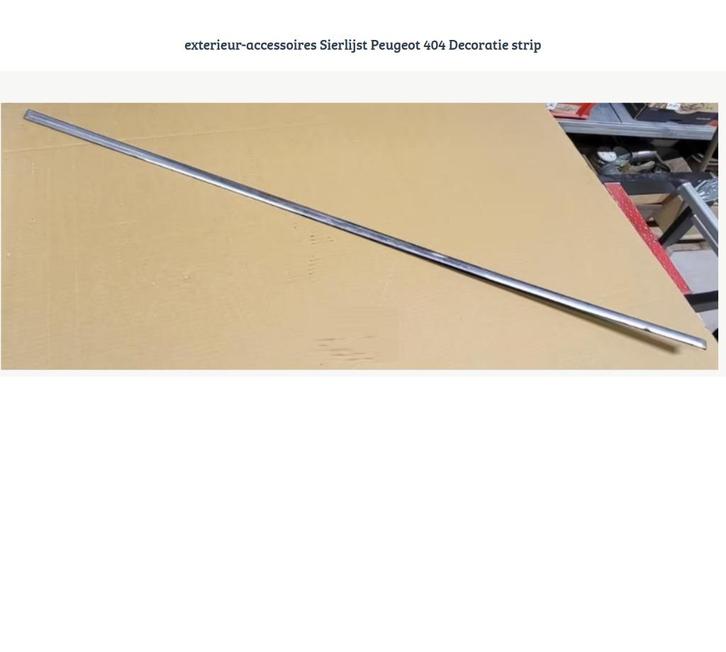exterieur-accessoires Sierlijst Peugeot 404 Decoratie strip, Auto diversen, Auto-accessoires, Gebruikt, Ophalen