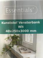 Kunststof vensterbank wit 40 x 250 x 3000 mm merk Essentials, Ophalen, Nieuw