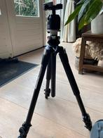 Manfrotto 190X pro tripod kit met AS balhoofd, statief, Zo goed als nieuw, 150 tot 175 cm, Met balhoofd, Ophalen of Verzenden