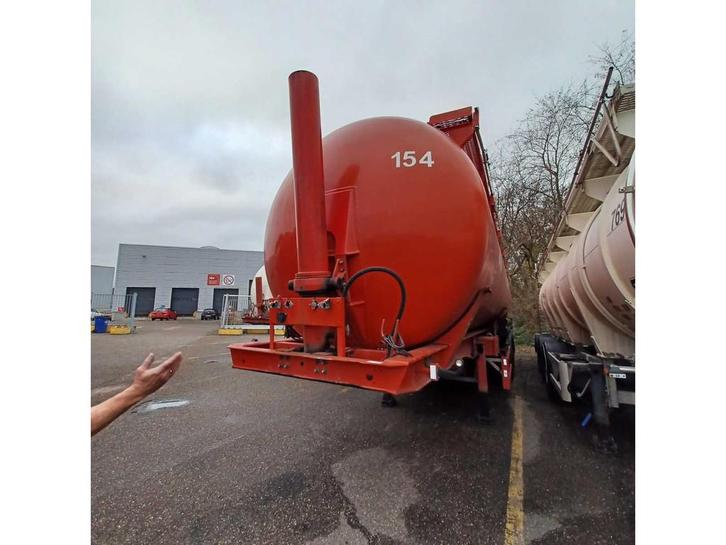 Silo Oplegger (75165-155), Auto's, Vrachtwagens, Bedrijf, Aanhangers en Opleggers, Overige brandstoffen, Origineel Nederlands